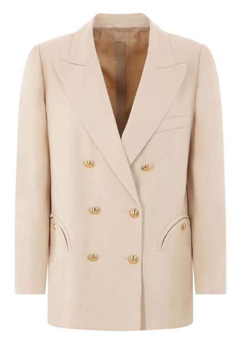 Blazer doppiopetto in beige Blazé Milano - donna